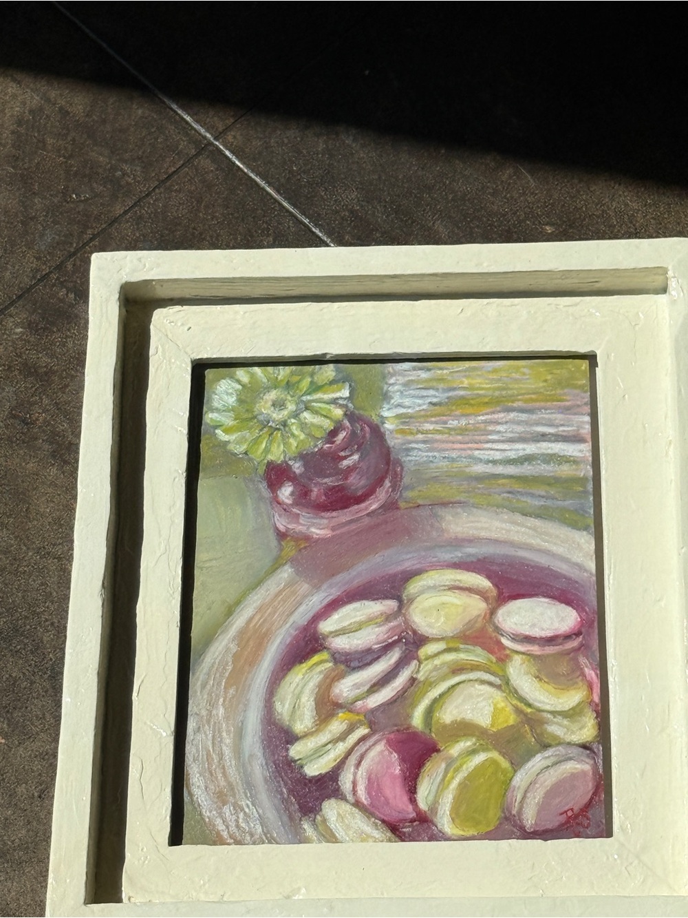 Framed original Still Life Artwork, Bakery Painting, Cooking Decor, 8x10" SALE - Picture 15 of 15